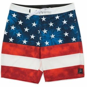💙VANS ERA BOARDSHORT STRIPES STARS SWIM SHORT NEW